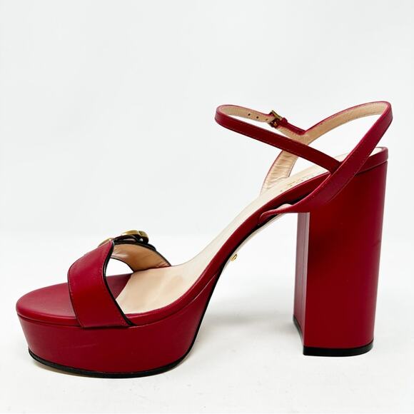 Gucci Marmont GG Platform Sandals Size EU 39.5 - Picture 9 of 16